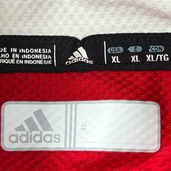 Adidas Nebraska Cornhuskers 1/4 Zip Pullover Lightweight Jacket Sweatshirt Mens - Picture 3 of 10